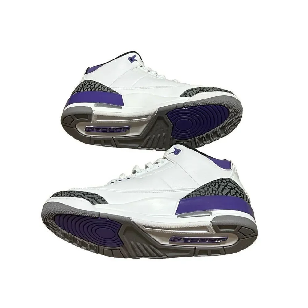 Air Jordan 3 Retro Mid Dark Iris Sz 9.5 READ DESCRIPTION